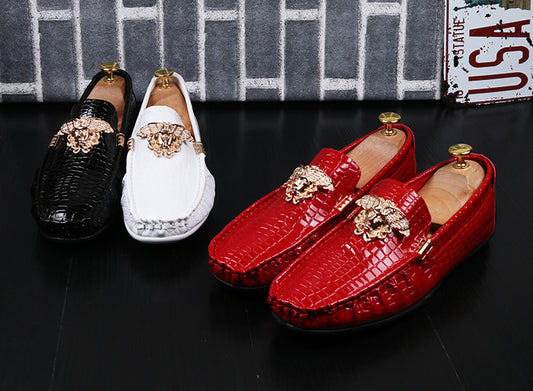 Zapatos de Cuero para Hombre con Estilo Personalizado - Image 2