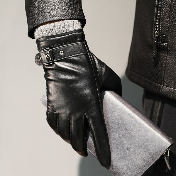 Guantes Térmicos de Gamuza para Conducir y Ciclismo con Tecnología Aislante - Image 7