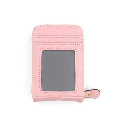 Cartera Organizadora de Cuero Estilo Coreano - Porta Tarjetas Compacta - Image 7