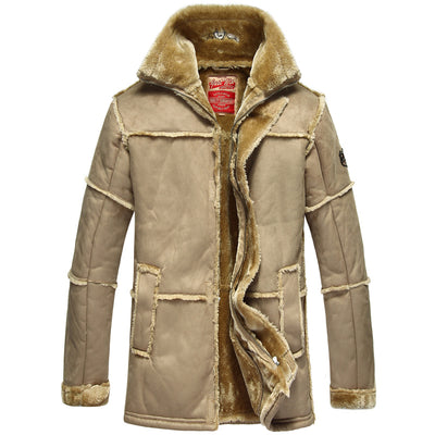Chaqueta de Cuero Clásica Mediana para Hombre - Image 6