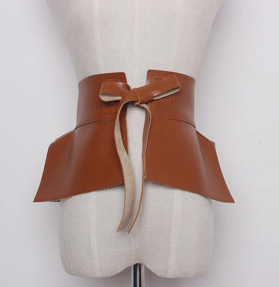Cinturón Ancho Europeo con Moño para Mujer - Accesorio Versátil y Elegante - Image 5