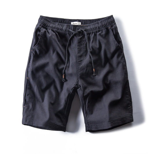 Shorts de Lino y Algodón para Hombre - Cintura Media Casual