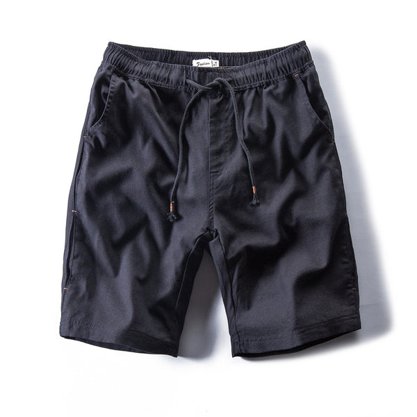 Shorts de Lino y Algodón para Hombre - Cintura Media Casual