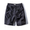 Shorts de Lino y Algodón para Hombre - Cintura Media Casual