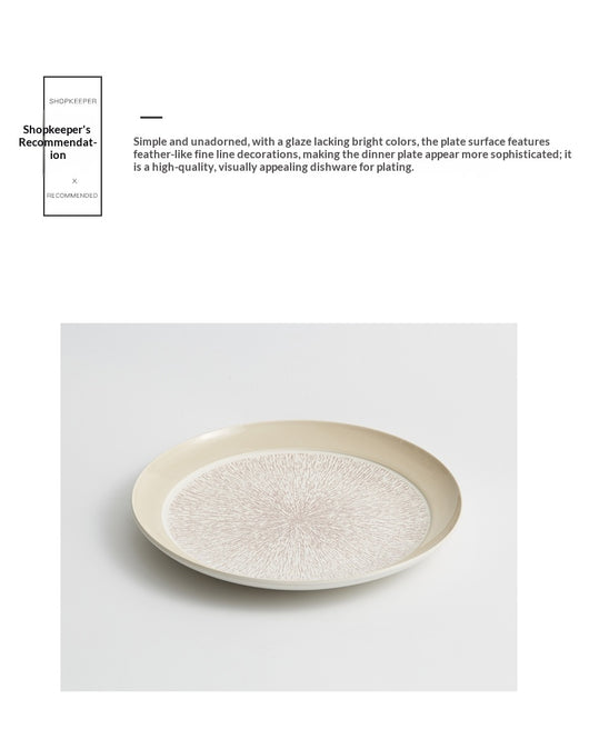 Platos de Cerámica Japonesa para Servicio de Comedor de Lujo - Image 7