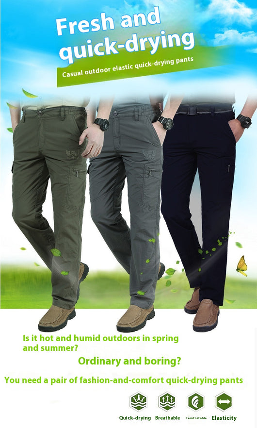 Pantalones Cargo Holgados Talla Grande - Image 11