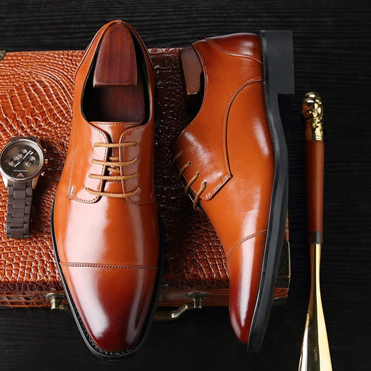Zapatos de Cuero Ejecutivos Estilo Inglés para Hombre - Image 2