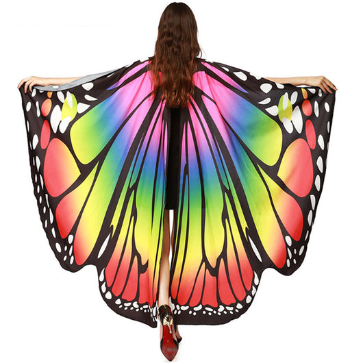 Toalla de Playa Chiffón Estampada con Mariposas - Image 19