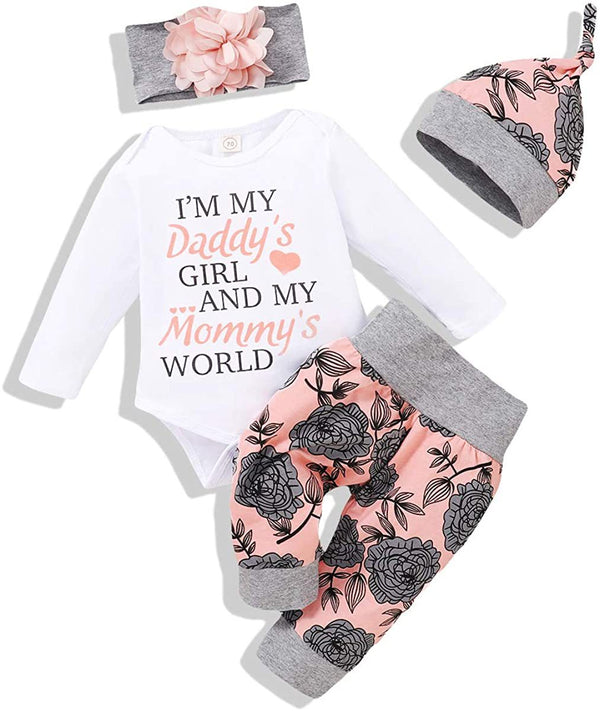 Enterizo Floral para Bebé Niña - Jumpsuit Elegante con Pantalón Estampado
