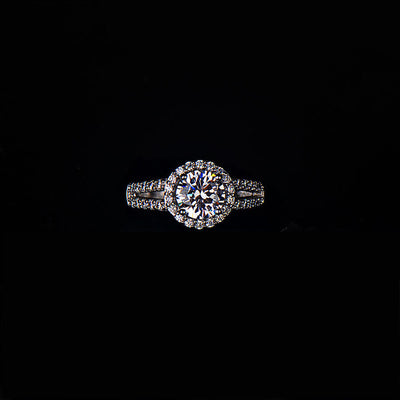 Conjunto de Anillos de Boda Grandes y Lujosos en Plata 925 para Novia - Image 2