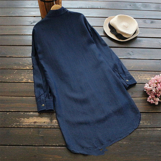 Short Vaquero Británico con Largo Irregular para Mujer - Image 6