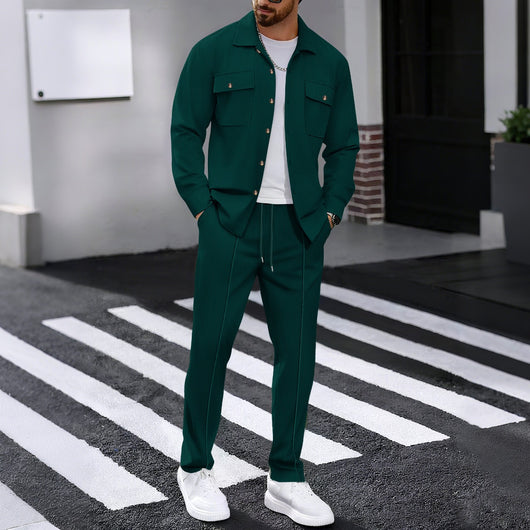 Pantalón Casual de Algodón Texturizado para Hombre - Image 10