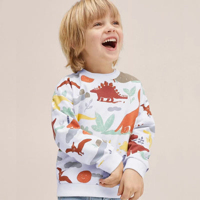 Sudadera Infantil de Algodón con Dinosaurio - Manga Larga para Niños - Image 9