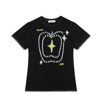 Playera Retro Americana Diseño Girl Power Manga Corta - Image 4