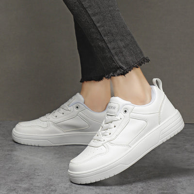 Zapatillas Blancas Para Parejas - Tenis Blancos Puros Para Hombre Primavera y Otoño - Image 10