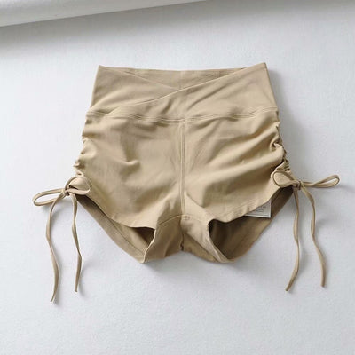 Shorts Deportivos Yoga Cintura Alta con Cordón Ajustable - Image 16