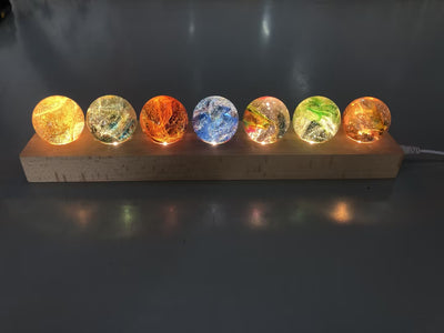 Esfera de Cristal Luminosa con Esmalte Colorido Creativo - Image 16
