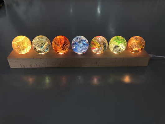 Esfera de Cristal Luminosa con Esmalte Colorido Creativo - Image 16