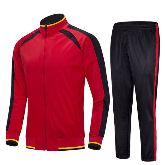 Conjunto de Entrenamiento Deportivo Terciopelo Dorado