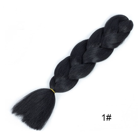 Peluca Sintética Trenzas Gruesas Estilo Dirty Braid