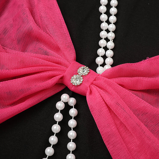 Blusa Suelta con Cadena de Perlas - Colección Nueva Exclusiva - Image 4