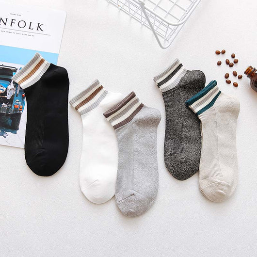 Calcetines Casuales de Algodón Transpirable para Hombre - Image 20