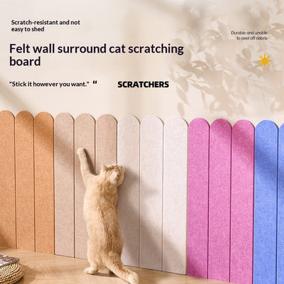 Rascador de Pared para Gatos de Color Sólido sin Desprendimiento de Fibras