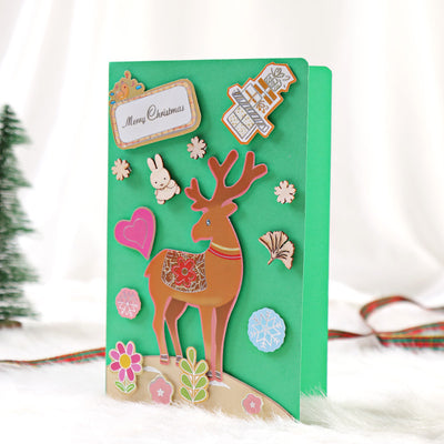 Kit de Tarjetas Navideñas Personalizadas DIY con Diseños Infantiles - Image 8