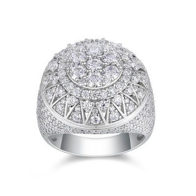 Anillo de Plata S925 con Letra H y Moissanita Premium - Joyería de Lujo Minimalista - Image 14
