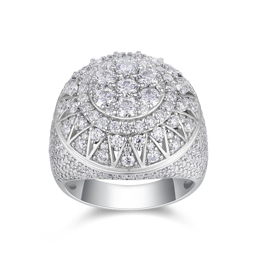 Anillo de Plata S925 con Letra H y Moissanita Premium - Joyería de Lujo Minimalista - Image 14