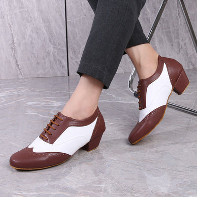 Zapatos de Baile Latino y Cuadrado con Suela Blanda para Adultos - Image 21