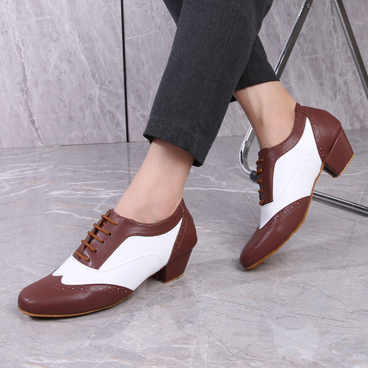 Zapatos de Baile Latino y Cuadrado con Suela Blanda para Adultos - Image 21