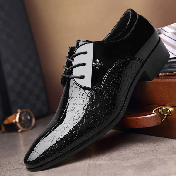 Zapatos de Cuero para Hombre Elegancia Ejecutiva Invierno