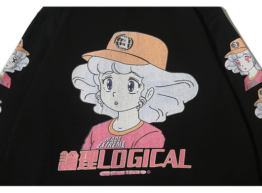 Playera con Estampado de Personaje Anime - Image 5