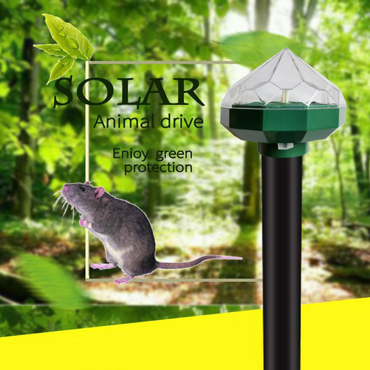 Repelente Solar de Plagas con Lámpara LED - Ahuyentador para Jardín - Image 2