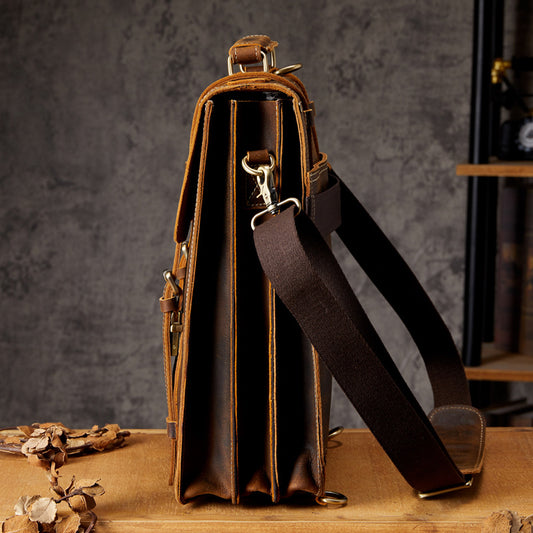 Mochila de Cuero Genuino Premium - Estilo Casual Resistente - Image 2