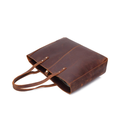 Bolso de Cuero Genuino con Gran Capacidad para Mujer - Image 8