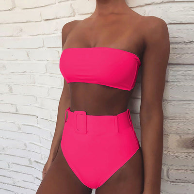 Traje de Baño Tipo Tubo Cintura Alta - Image 4