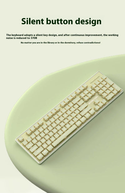 Kit Teclado y Ratón Inalámbrico Mecánico Bluetooth - Diseño Elegante para Oficina - Image 38