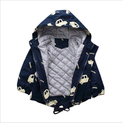 Abrigo Acolchado con Capucha para Niños - Image 6