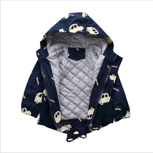 Abrigo Acolchado con Capucha para Niños - Image 6
