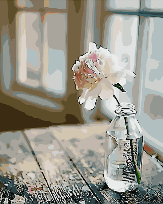 Kit de Pintura al Óleo Digital - Paisaje con Flores - Image 33