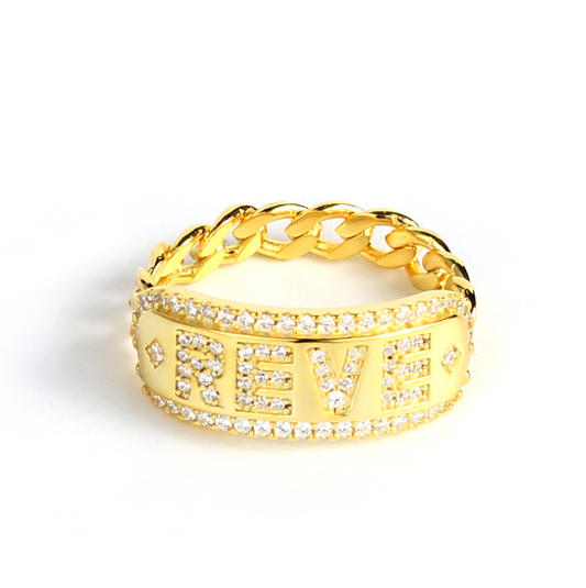 Anillo de Plata 925 con Cristal y Diamante - Diseño Minimalista para Parejas - Image 2
