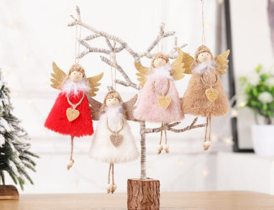 Ángel Navideño Decorativo - Adorno de Árbol de Navidad para el Hogar