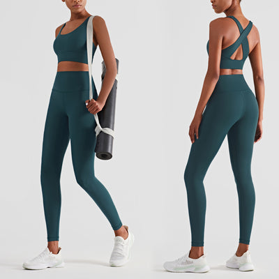 Pantalón Yoga Cintura Alta con Soporte Glúteos y Sujetador Deportivo Integrado - Image 12