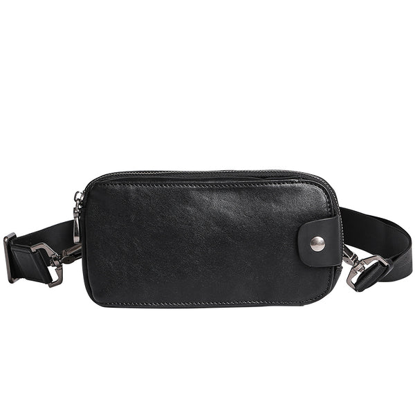 Bolsa Bandolera Minimalista para Celular - Diseño Asimétrico de Un Hombro