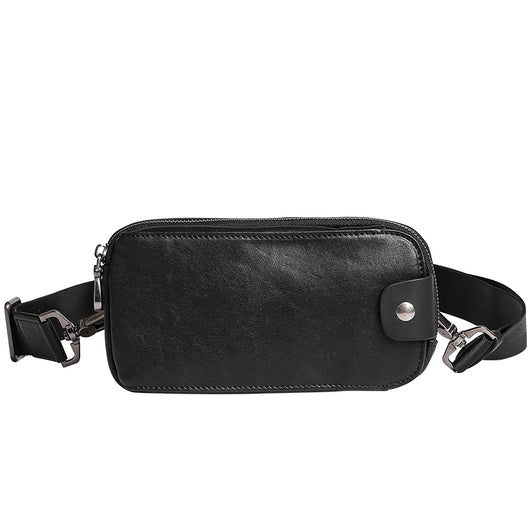 Bolsa Bandolera Minimalista para Celular - Diseño Asimétrico de Un Hombro - Image 2