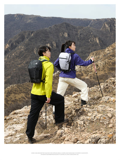 Mochila de Senderismo AZELA con Patrón Grid - Ligera y Transpirable para Trekking y Viajes - Image 24