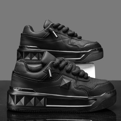 Zapatos Deportivos Blancos para Hombre con Suela Gruesa y Aumento de Altura - Image 4