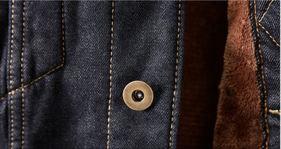 Chaqueta de Mezclilla Plus Terciopelo - Image 6
